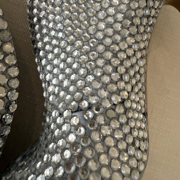 Gianvito Rossi Vamp Heels Silver Sequin - Picture 9 of 16